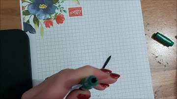 Refilling a stampin write marker - Stampin