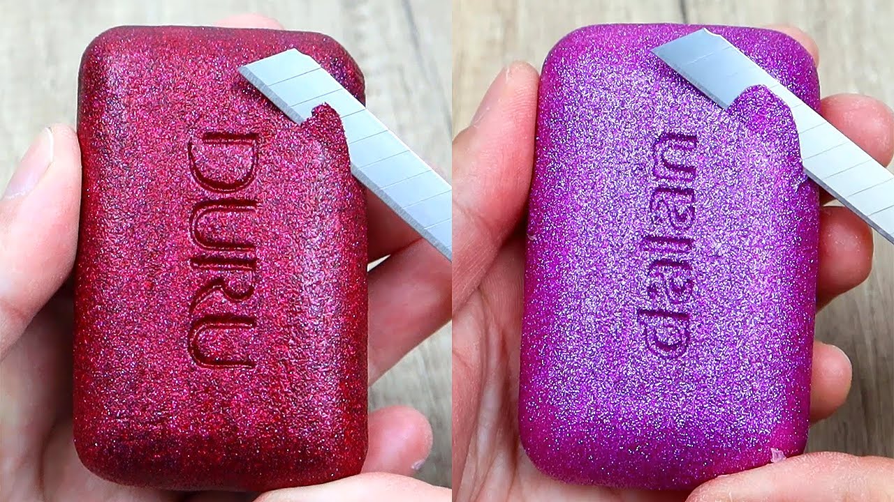 Relaxing Soap Cutting ASMR. Satisfying Soap and lipstick cutting. Corte de jabón - 643