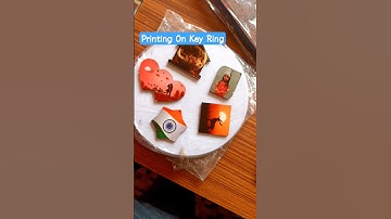 Printing On Key Rings || Key Rings Printing || Boysica Printing Simdega