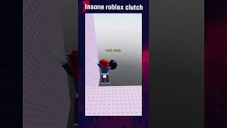 Insane roblox clutch 😎