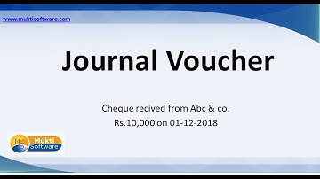 JOURNAL ENTRY IN MUKTI SOFTWARE, For Demo Call us on 70986-70986