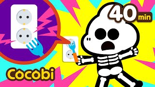 Electricity Safety and More! | Daily Safety Tips Songs for Kids | Compilation | Cocobi