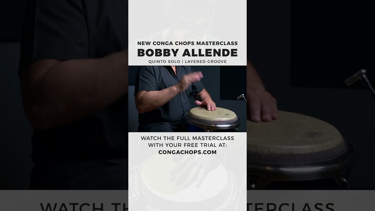 Quinto Solo Clip | Bobby Allende CongaChops.com Masterclass