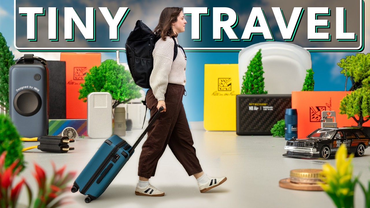 Tiny Travel Essentials for One-Bag Travel