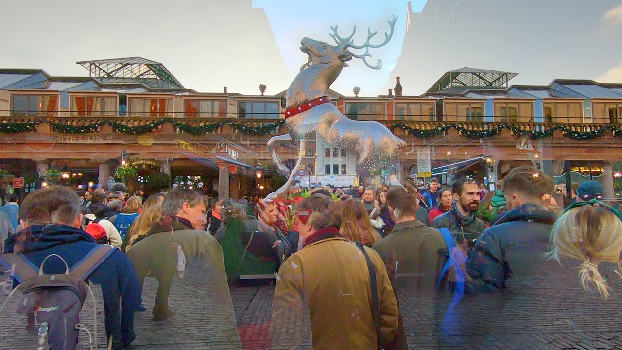 LONDON *CHRISTMAS* WALK 🎄 Oxford Circus to Covent Garden incl