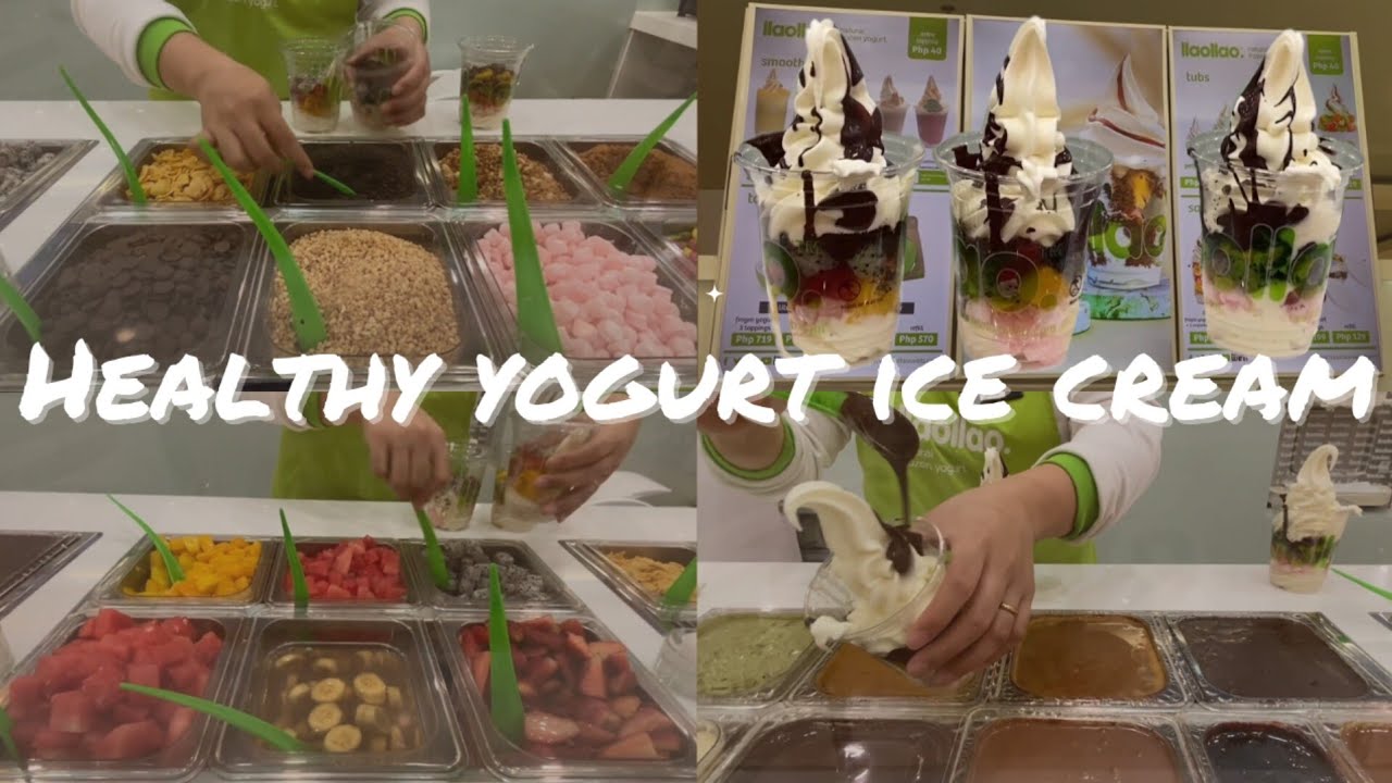 HEALTHY ICE CREAM LLAOLLAO NATURAL FROZEN YOGURT food youtube 