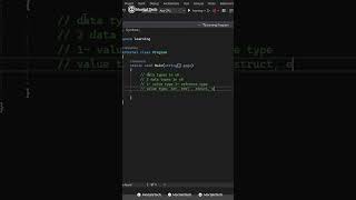 Data Types In C