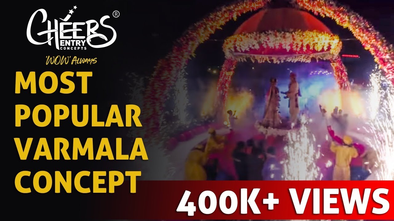 New Grand Velvet Theme Jaimala Couple Bride Groom Wedding Entry Concepts Varmala Best