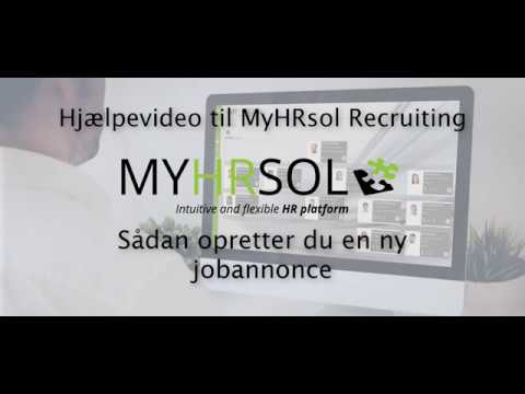 Opret ny jobannonce - Recruiting