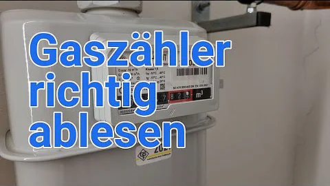 Wie lese ich richtig den Gaszähler ab?