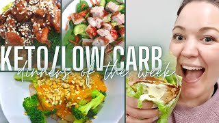 COOK WITH ME | Easy KETO/LOW CARB dinners