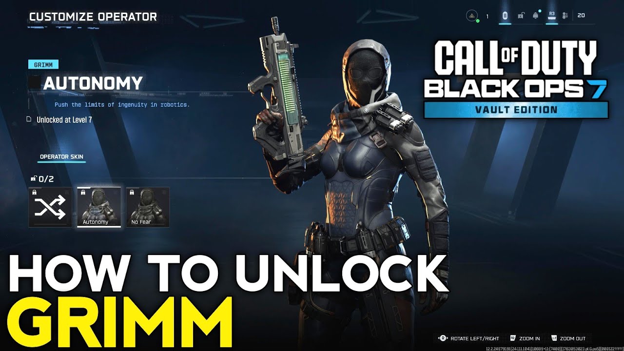 How to Unlock Grimm BO7 Vault Edition | How to Get Grimm BO7 | Black Ops 7 Grimm Operator Unlock 