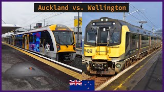 Comparing the Auckland & Wellington Commuter Trains (HD)