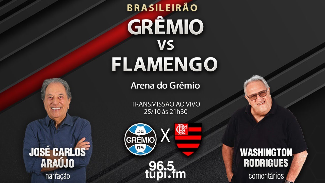 Grêmio 3-2 Flamengo (25 de out, 2023) Placar Final - ESPN (BR)