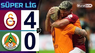 GALATASARAY 4-0 ALANYASPOR / MERTENS 🔥 ICARDI 🔥 ZAHA 🔥 / SÜPER LİG