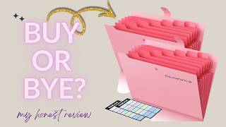 DECLUTTER YOUR DESK! BiuLeon 8-Pocket Expanding File Folder Review