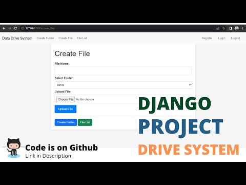 Data Drive System | Django Project | Final Year Project #code #django #programming