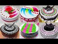 Bakery style cake decoration ideas || unique flavour cake design || So Yummy chocolate cake 