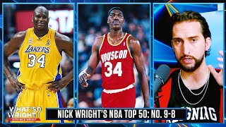 Shaquille O'Neal & Hakeem Olajuwon | Nick Wright's Top 50 NBA Players of the Last 50 Years | No. 9-8