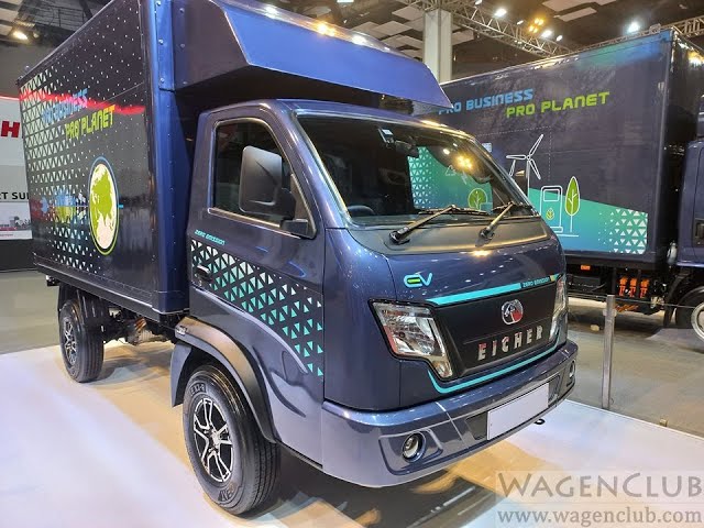 #Eicher's Electric mini-truck (SCV) debut #EV | Bharat Mobility Global Expo 2024 | WagenClub class=