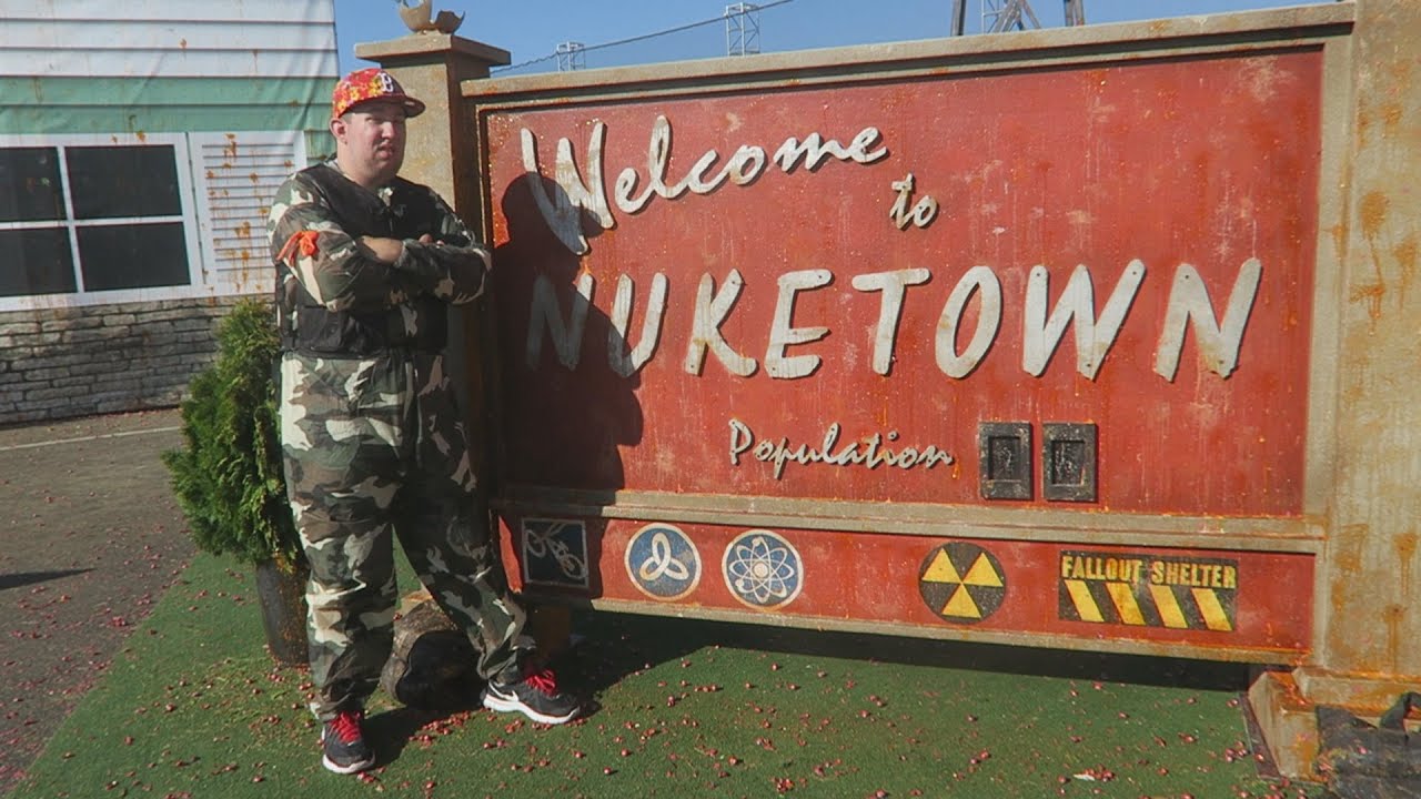 Nuketown in Real Life! THe COD XP Nuketown Paintball Experience! YouTube
