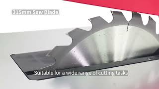 Bucktool 315mm Table Saw with Extension Table 🔥 Powerful Induction Motor &amp; Precision Cutting