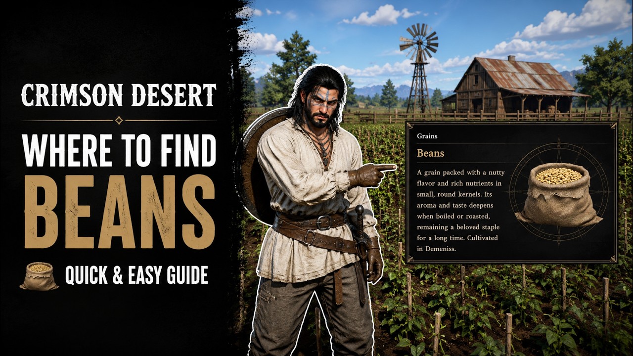 How to find Beans FAST - Crimson Desert - YouTube