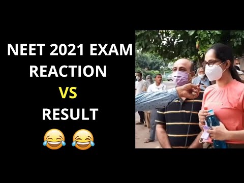 NEET 2021 Exam Reaction Vs Result ? #shorts