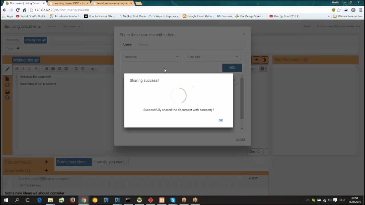 Living Documents FAQ Sharing a living document with others YouTube