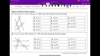 Celebrity Parallel Lines and Transversals part 2 Wealth