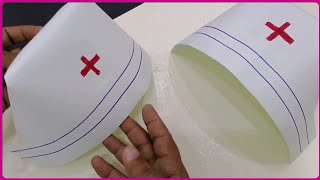 DIY Paper Nurse Hat | How To Make Nurse Cap Easy