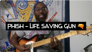 Phish - Life Saving Gun Guitar Lesson + tutorial