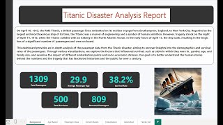 Titanic Dataset Analysis