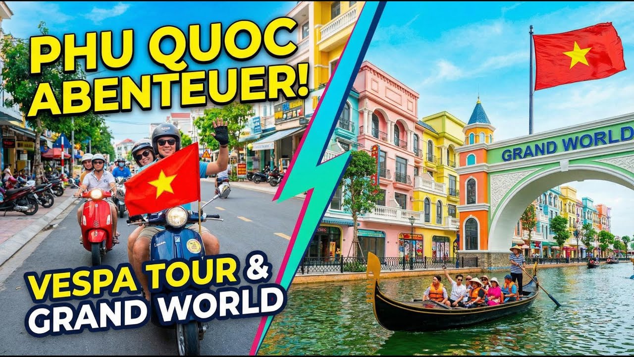 VENEDIG in VIETNAM?! 🇻🇳 Roller-Chaos & die verrückteste Stadt der Welt! (Phu Quoc)