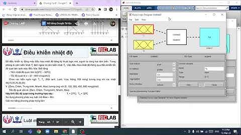 Thực hiện mô phỏng bài toán điều khiển nhiệt độ bằng Fuzzy logic toolbox