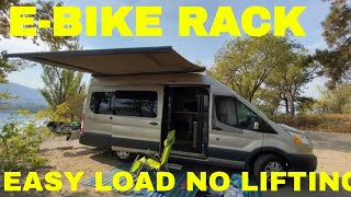 E-BIKE RACK FOR  MY CAMPER VAN AND CAR | ATTACHES EASILY| NO HEAVY LIFTING| VAN LIFE