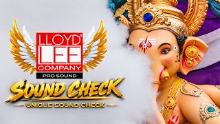 Pai halu halu chala ~ soundchek 2026 | मोरया तुझा मला छंद | UNIQUE SOUND CHEK