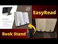 EasyRead A4 Size (28 cms x 20.4cms) Book Reading Stand Holder (Carbon Black) Adjustable Reading 2022