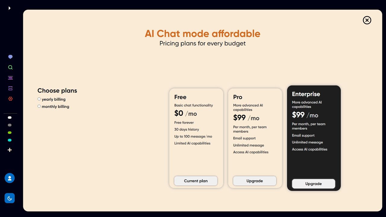 AI Chat mode affordable create in HTML & CSS || 7-CodeCrafter HQ || Web ...