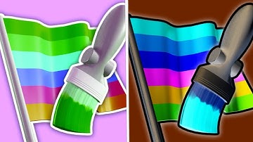 Flag Painters vs Reverse Speed Run   Walkthrough ,iOS Android Ball Colour Run New Update (part:448)