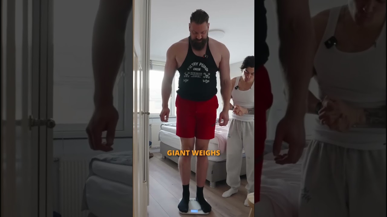 Jesse West Trains with Worlds Tallest bodybuilder!