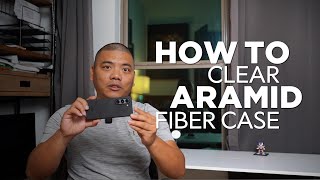 How to perfectly clean your aramid fiber case and make it like new