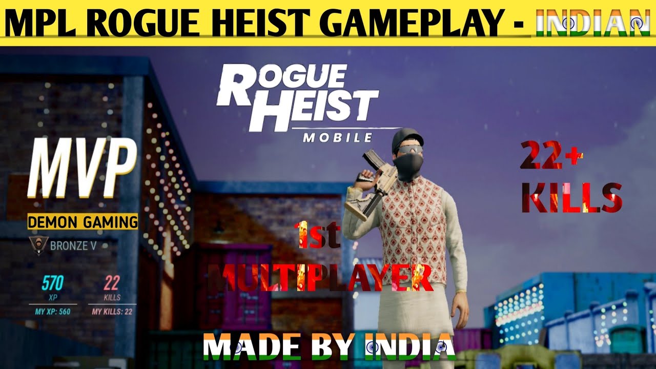 rogue heist gameplay | rogue heist gameplay android | mpl rogue heist gameplay india 1st multiplayer