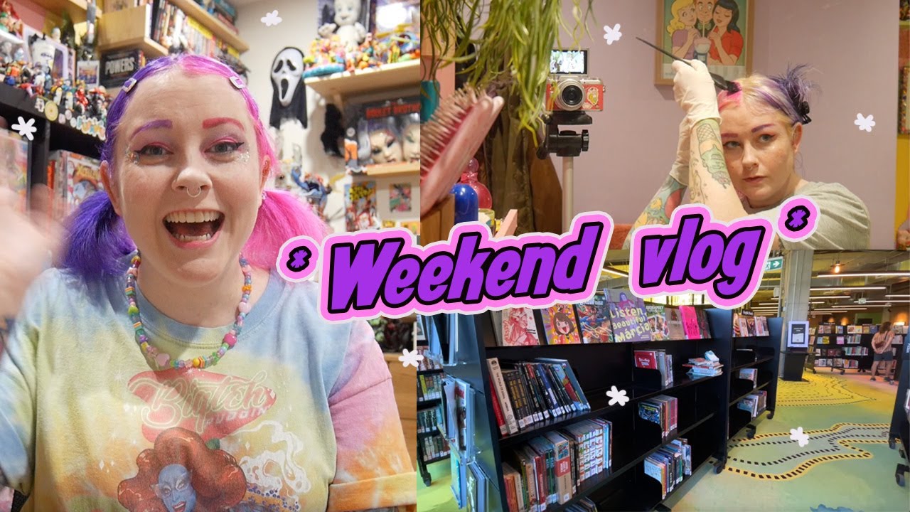 Weekend Vlog- Skatepark session🛼, getting books from the library📚 and vegan Yum cha 🥟