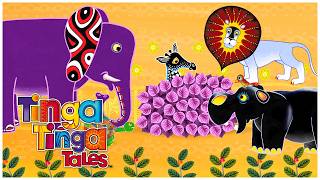 Helping a Sick Animal! 🦒 🤧 | 1 Hour of African Animal Folk Tales | Tinga Tinga Tales 