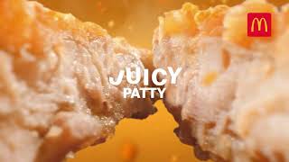 Crunch Out The Noise with the New McCrispy® Burger!