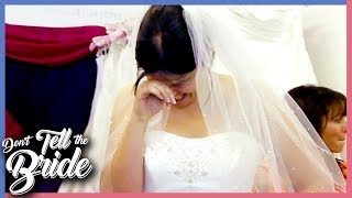 Bride In Tears After Seeing Her Wedding Dress 😭 | Don't Tell The Bride