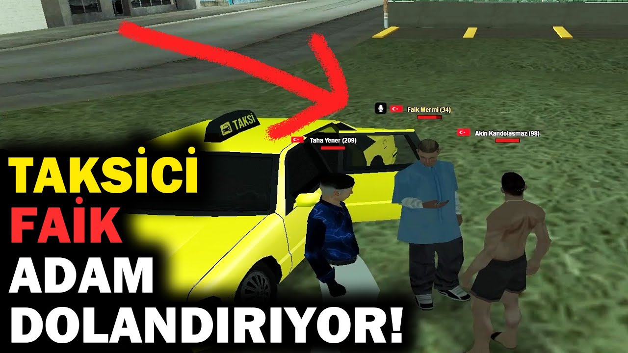 Janti Roleplay - TAKSİCİ FAİK ADAM DOLANDIRIYOR !