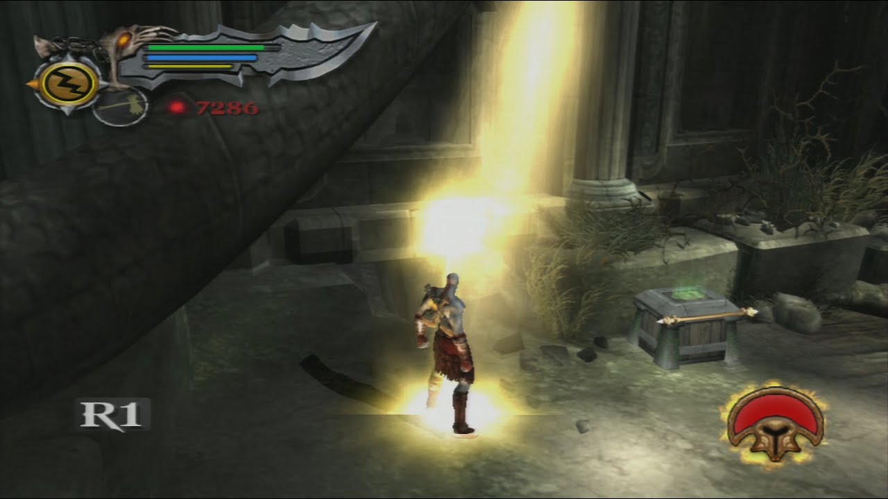 GOD OF WAR 2 TITAN MODE 20 WALKTHROUGH 100% - TEMPIO DI EURIALE