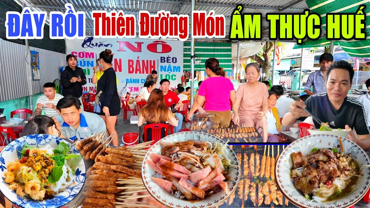 Đông Nườm Nượp Ẩm Thực Huế Đồng Giá 25k Thiên Đường.N..Ô..NÔ Có Đến 13 Món Ngon Khiến Du Khách Tò Mò
